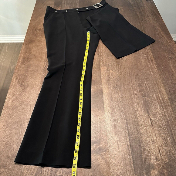 St. John Black Wide-Leg Pants - Picture 8 of 13